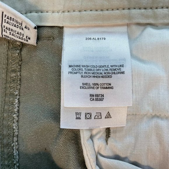 Columbia Cropped Pants Size 16 Straight Canvas - Picture 6 of 6